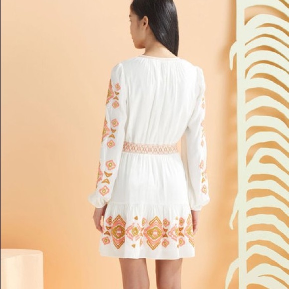 NWOT Marie Oliver White Dress - Picture 2 of 13